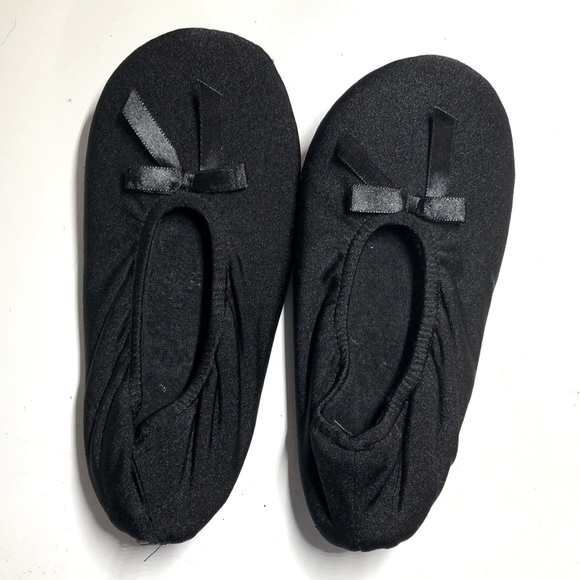 Black Ballet Slippers - Picture 1 of 3